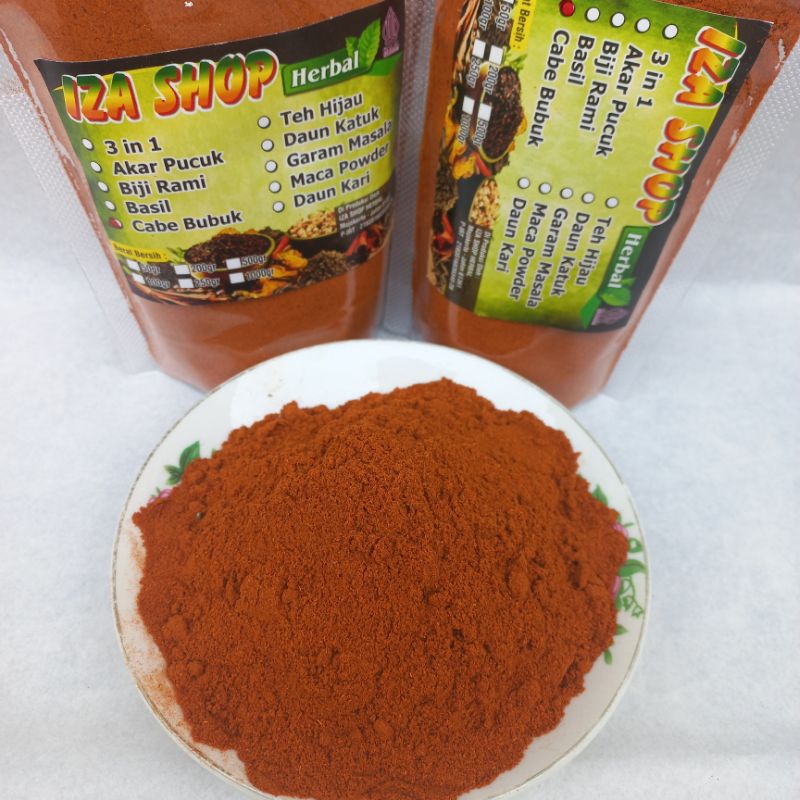 

Bubuk Murni Cabe 200gr