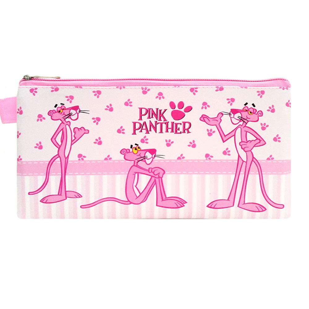 

GOGO Mini Case Pink Panther Stationary Organizer Pencil Case Tempat Pensil Travelling Organizer