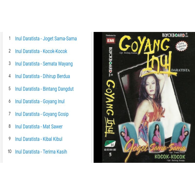 cd inul daratista album joget sama sama