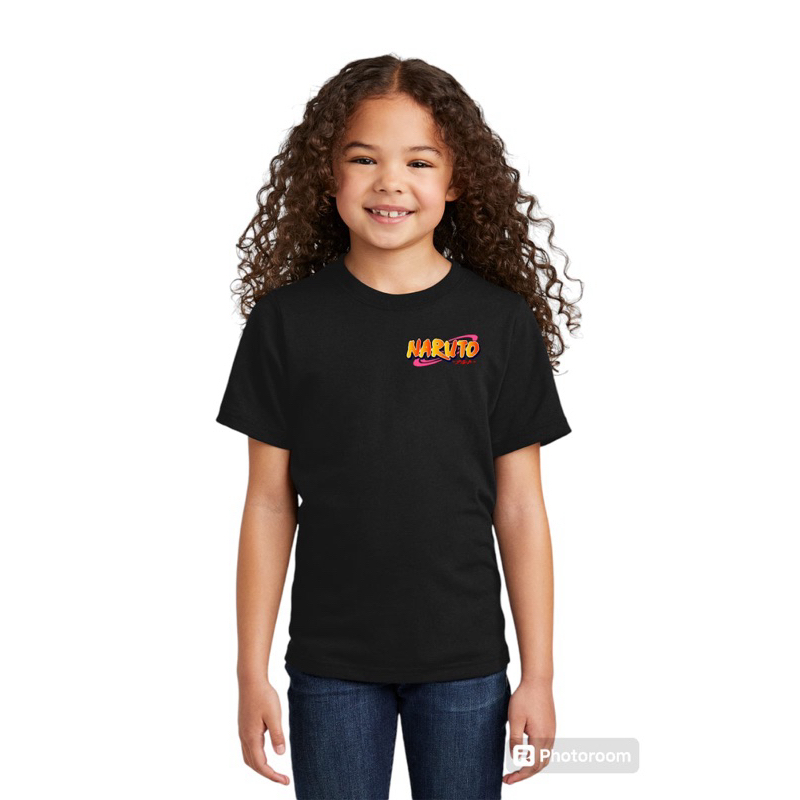 Kaos Anak Warna Hitam Anime Naruto
