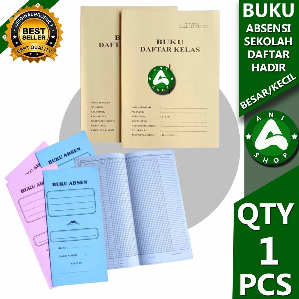 

BUKU ABSENSI SEKOLAH ISI 31 LEMBAR ANI SHOPP