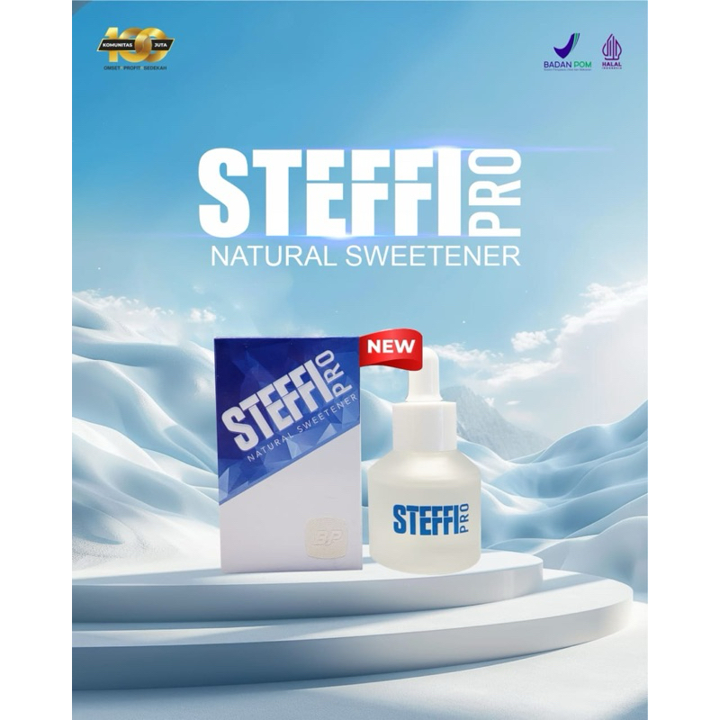 

STEFFI PRO PEMANIS ALAMI NOL KALORI, GULA STEVIA CAIR, STEVIA GULA CAIR PENGGANTI GULA BIASA ATAU GULA PASIR, GULA DIET, GULA CEGAH DIABETES, PEMANIS ALAMI O KALORI