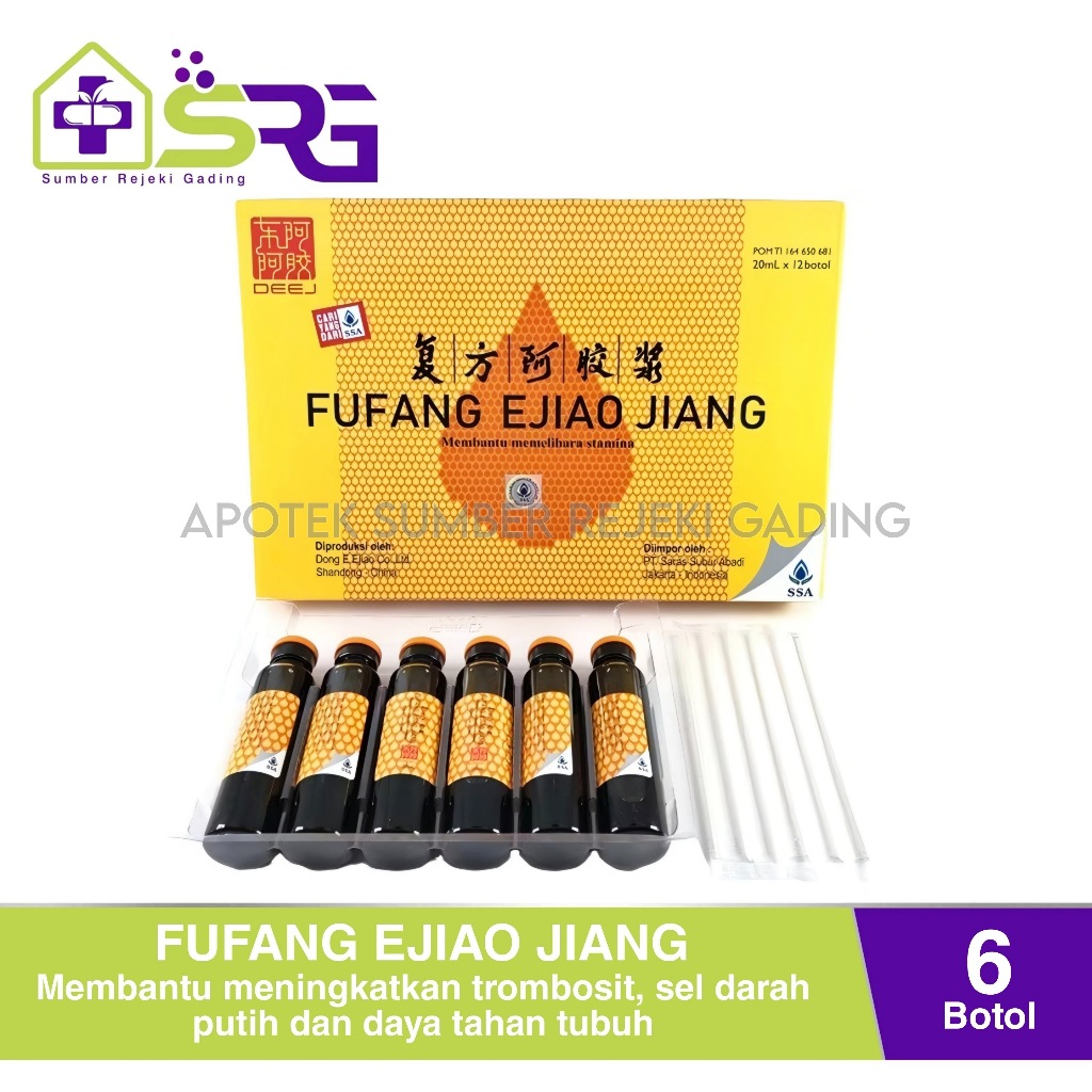 Fufang Ejiao Jiang (Ecer 6 Botol) Obat Tambah Darah