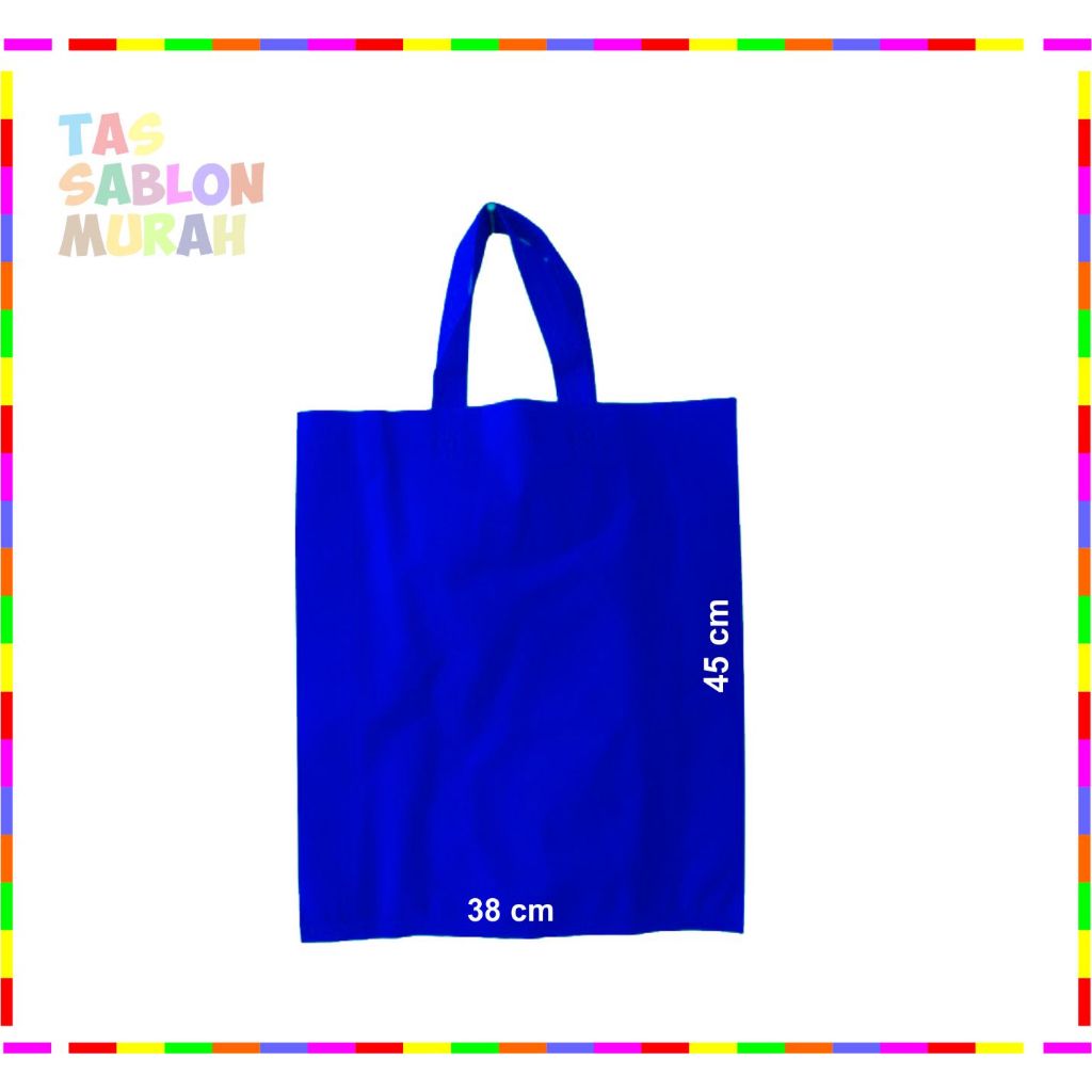 

Goodie Bag 38x45 Handle Tali Lipat Samping Biru Tua Benhur 75 gsm