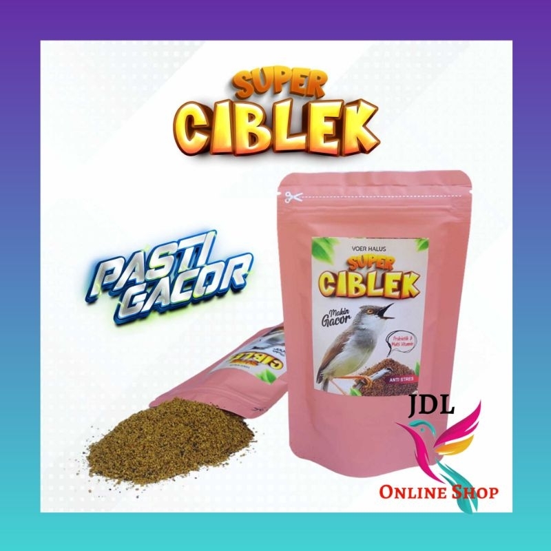 PAKAN VOER HALUS CIBLEK MEMBANTU MENGGACORKAN DAN MENCUKUPI KEBUTUHAN BURUNG CIBLEK