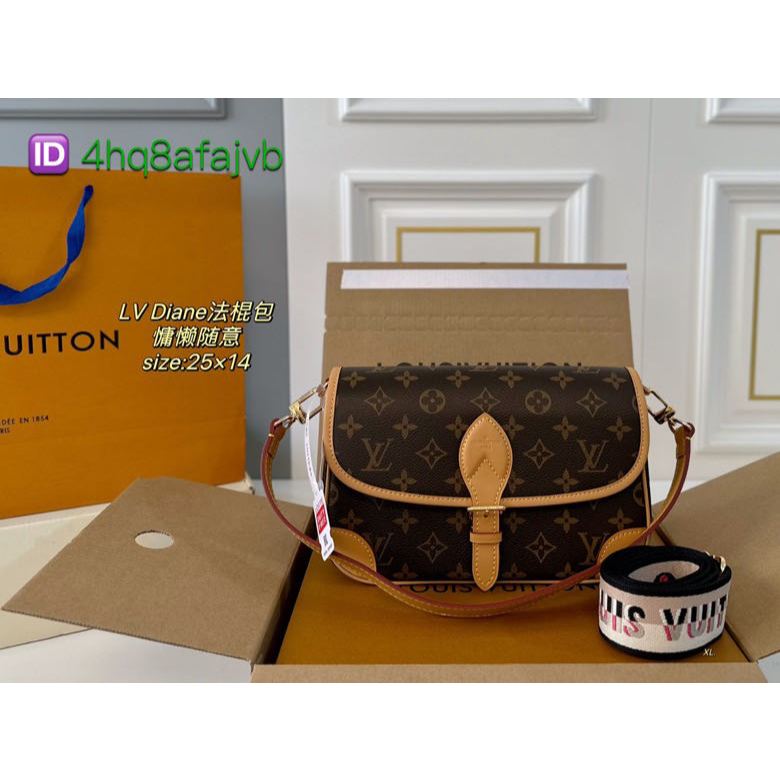 Original LV Louis Vuitton Diane Retro Stick Bag