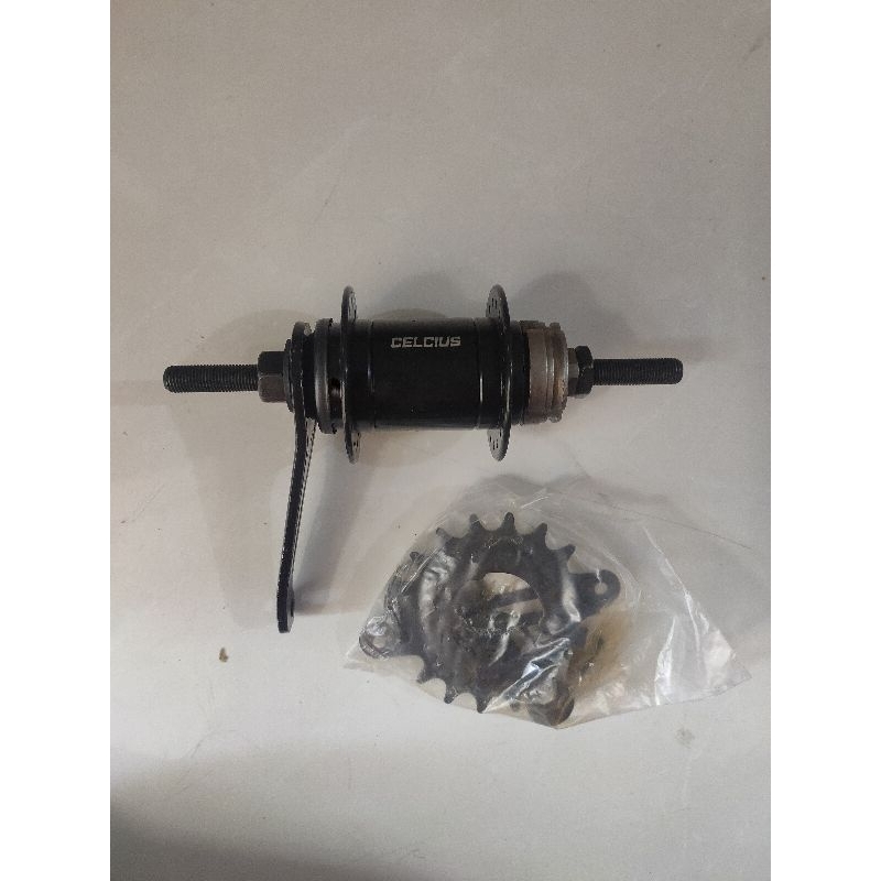 hub torpedo bmx fixie celcius 36h hitam