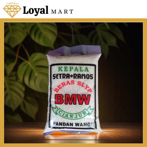 

Kemasan 5 kg Beras cap BMW Premiumpulen Promo