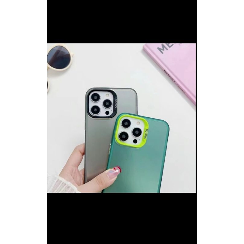 case hybrid IMD hologram macaron infinix hot 9play