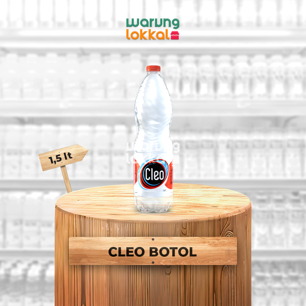 

Cleo Botol 1,5 Liter - Warung Lokkal