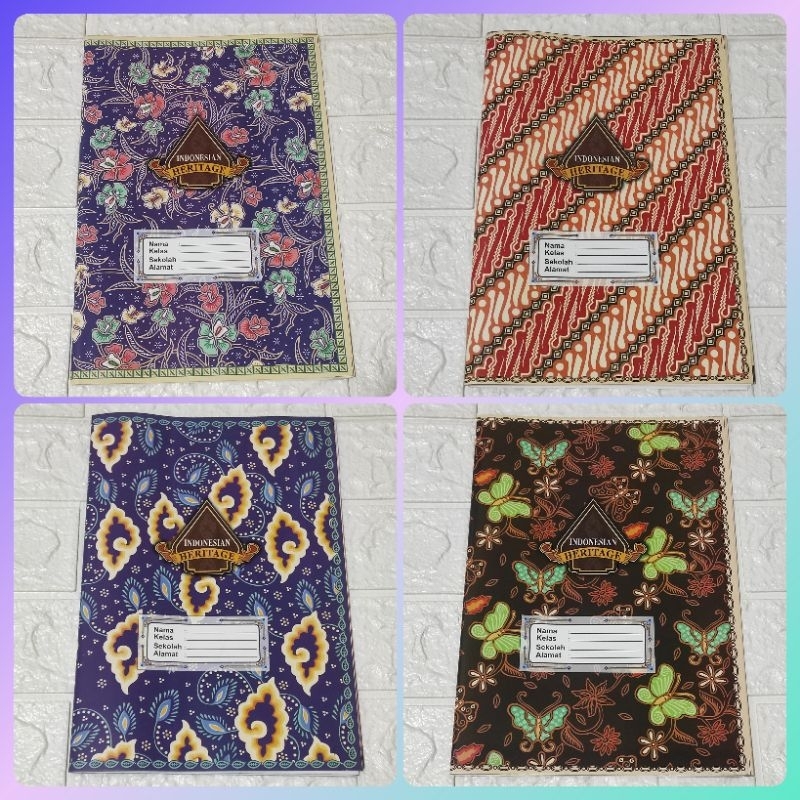 

Sampul Buku Ukuran Boxy - Sampul Buku Besar - Sampul Buku Motif Batik