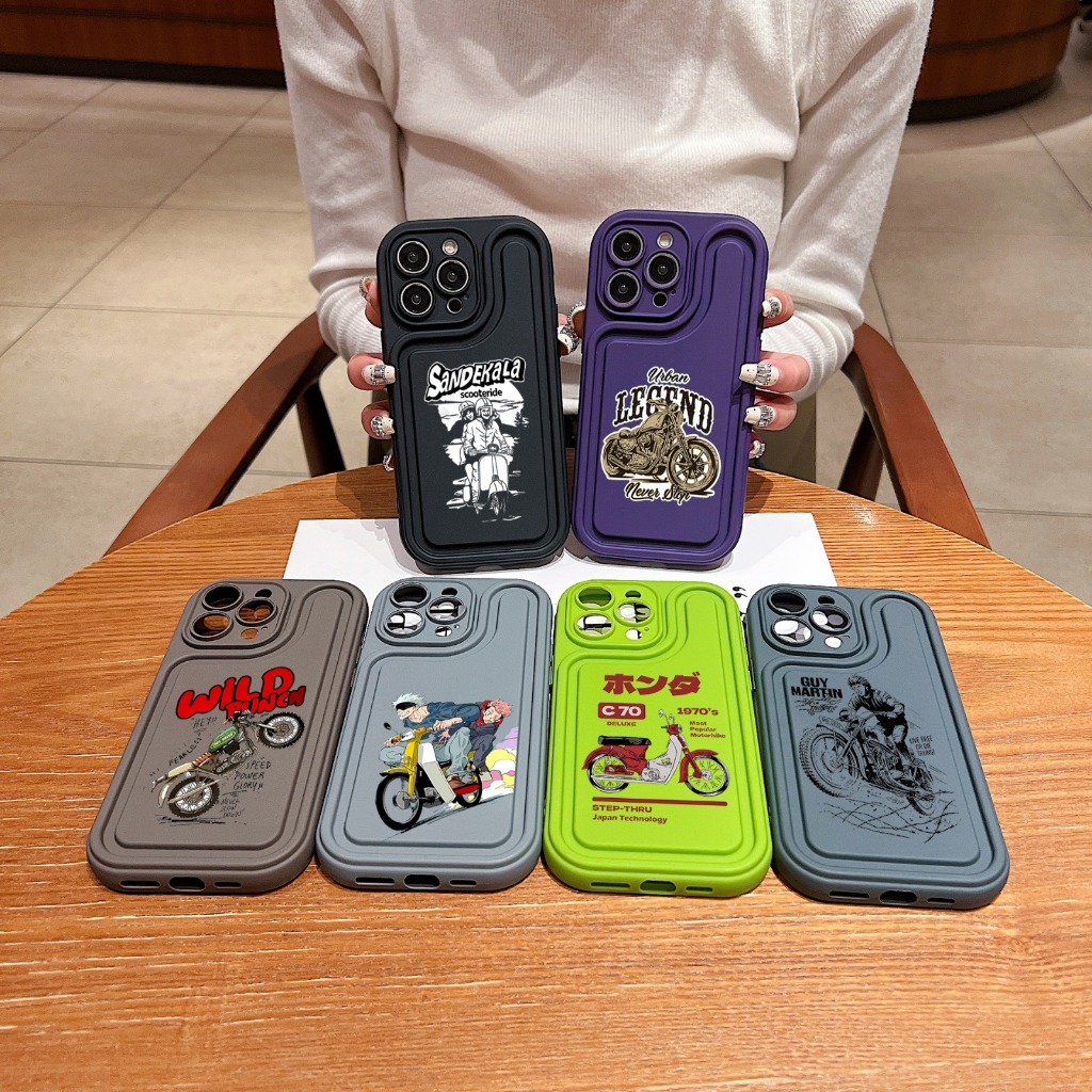 Case Mugelo Air Bag Pluffy Matte Protection LEGEND Silikon Softcase Casing Hp For OPPO VIVO SAMSUNG 