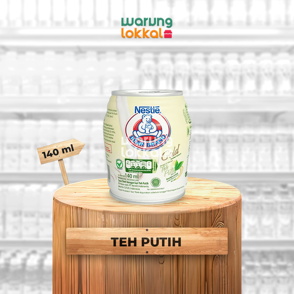 

Bear Brand Teh Putih 140ml - Warung Lokkal