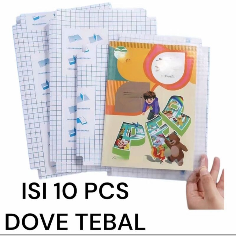 

sticker sampul buku / sampul buku sticker isi 10 lembar