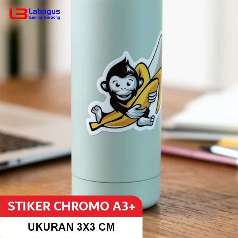 Labagusprinting - Cetak Stiker Cromo makanan Ukuran 3x3 cm Custom Design / Label Stiker Produk