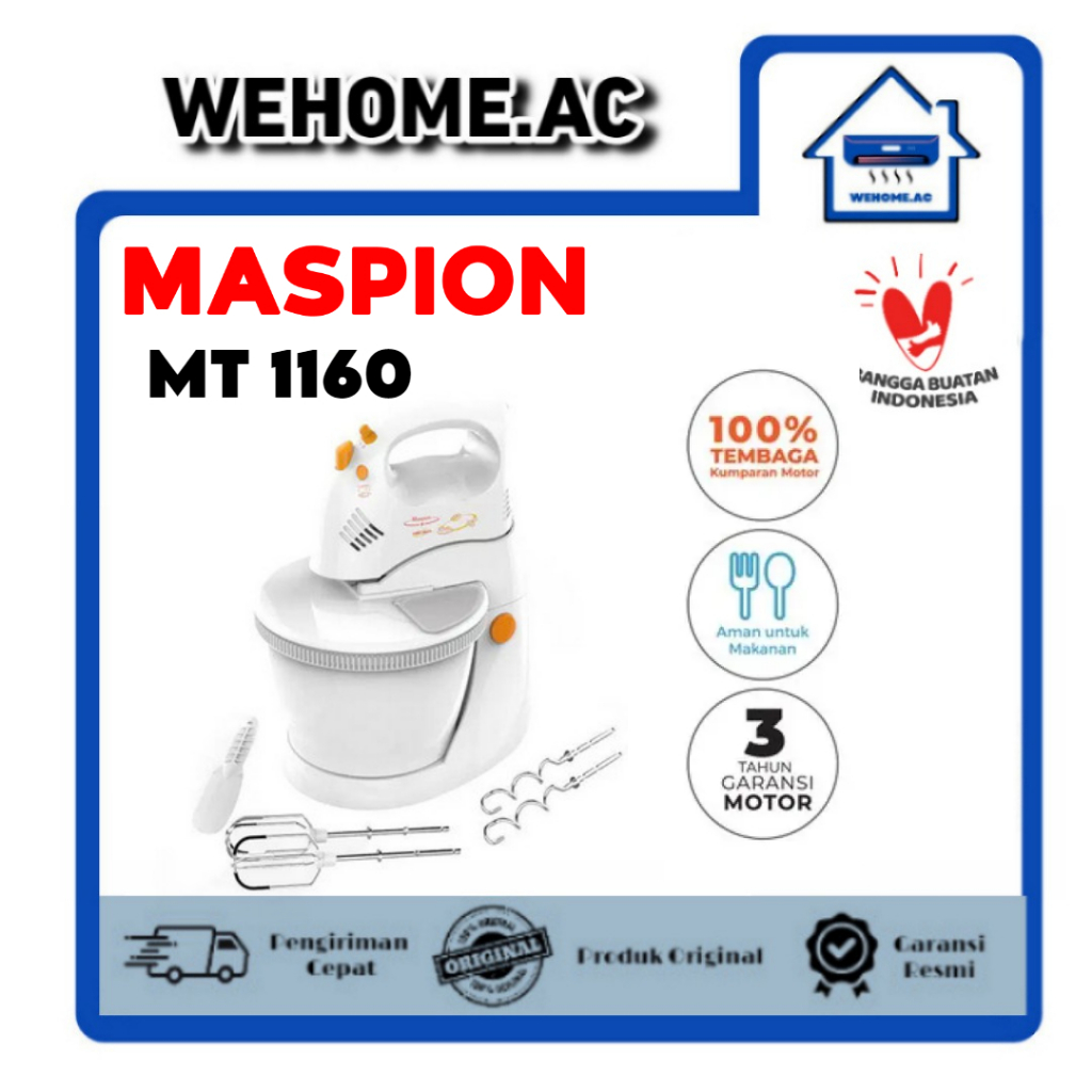 Mixer Maspion MT 1160 Stand Mixer Maspion Mikser Duduk Maspion