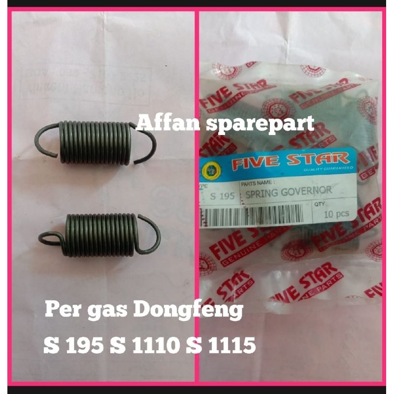 SPRING GOVERNOR DONGFENG S 195 - S 1110 - S 1115 DONGFENG