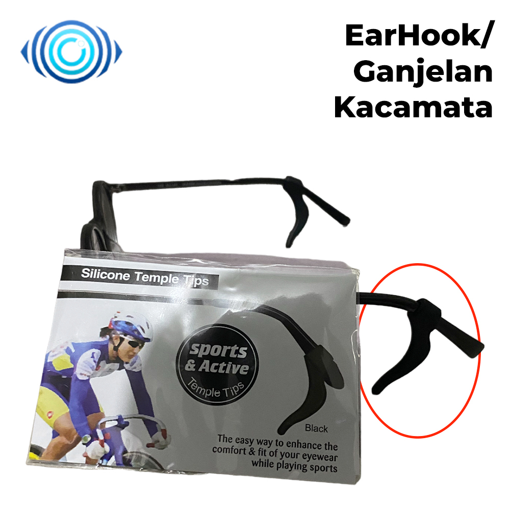 Temple Tips / Penyangga Kacamata / karet kacamata sport