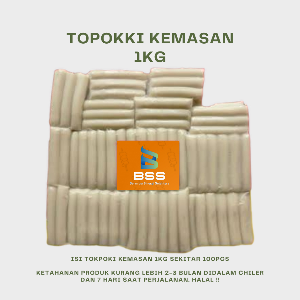 

1kg toppoki, tokpokki tteokbokki, bumbu toppoki