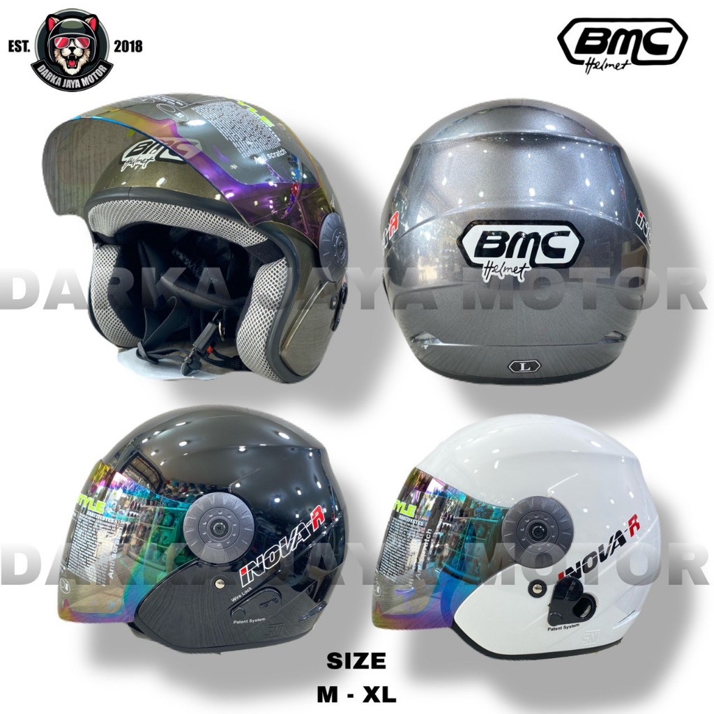 HELM BMC INOVA-R | HELM HALF FACE BMC INOVA-R