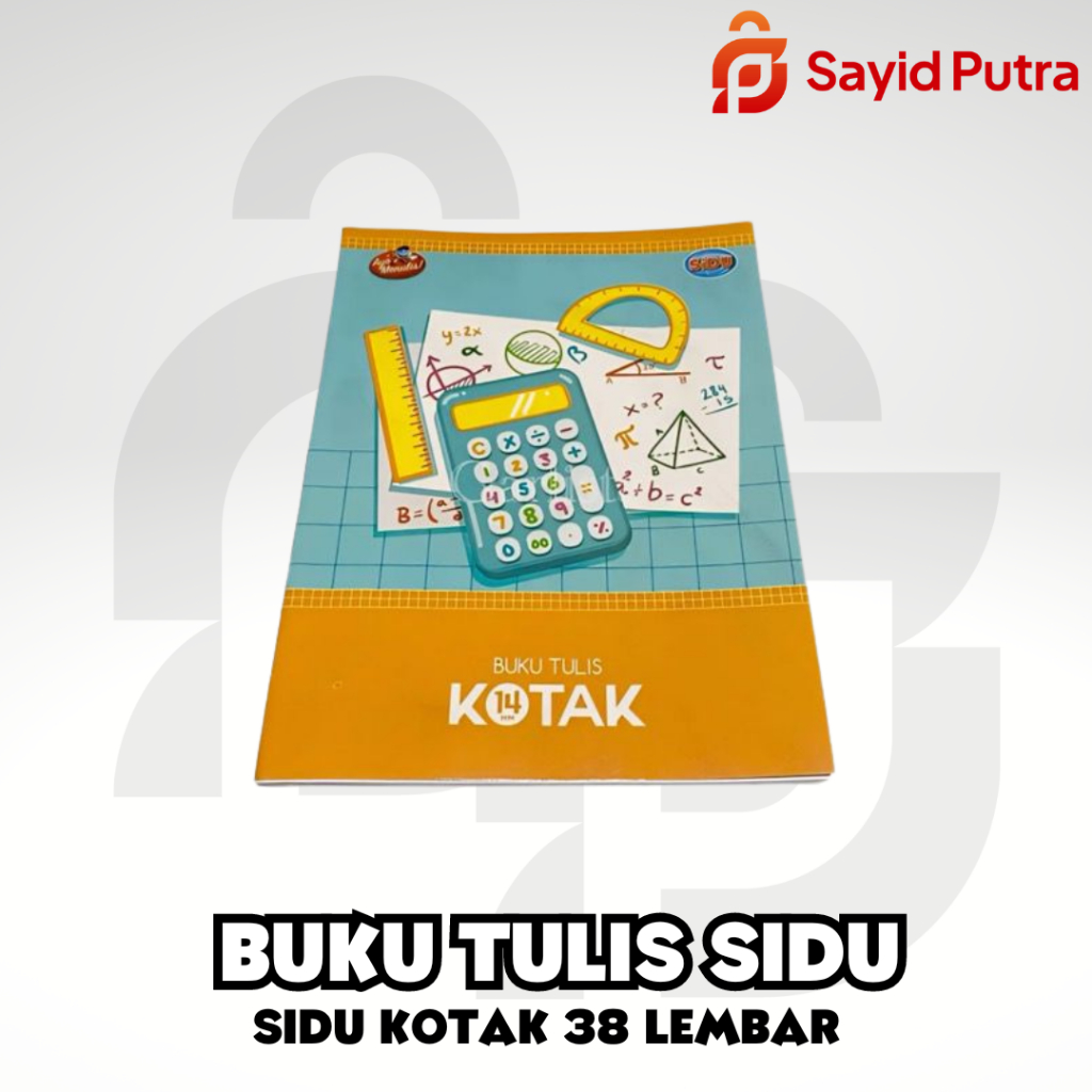 

BUKU TULIS SIDU KOTAK 38 LEMBAR / 1 PACK / 10pcs