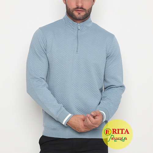 Carlos Moreno Jaket Sweater Half Zipper Outer Casual JHZ 199010 Jaket Pria terbaru Jaket Pakaian Pri