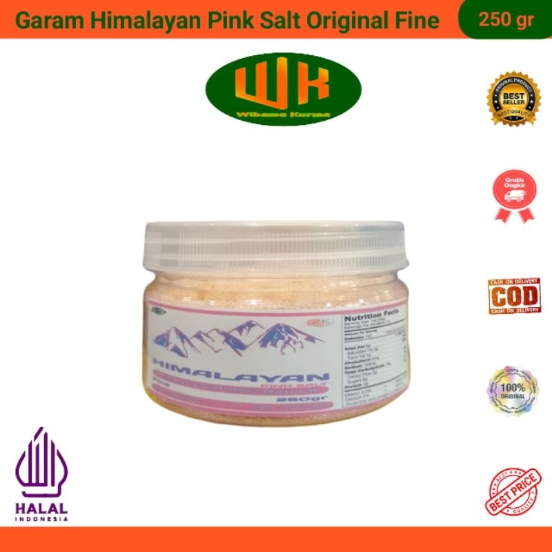 

Garam Himalayan Zifara Pink Salt 250gr Organic Food 100% Natural Fine