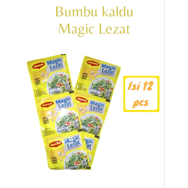 

Maggi Magic Lezat bumbu penyedap masakan 12 pcs × 7 gr [HARGA 1 RENTENG] bumbu / bumbu kaldu / penyedap