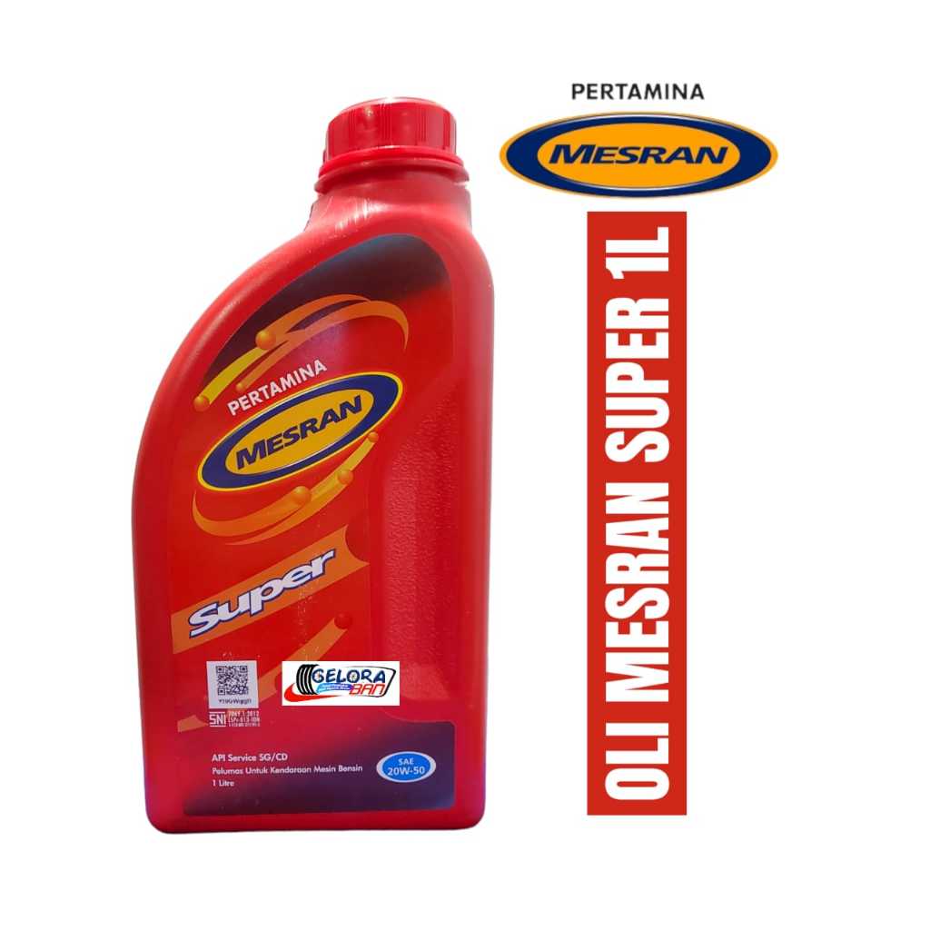 OLI MESRAN SUPER 1 LITER oli mesin oli mesran oil mesin oli 1 liter oli motor bebek oli motor bebek 