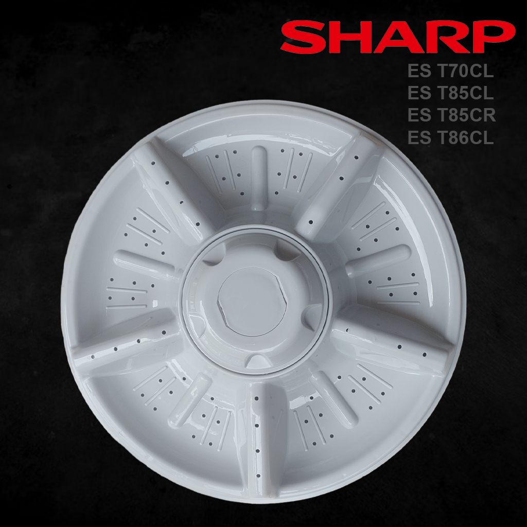 SHARP ES-T70 T85 T86 CL CR Pulsator Mesin Cuci Sharp 2 Tabung 7-8 Kg T70CL T85CL T85CR T86CL