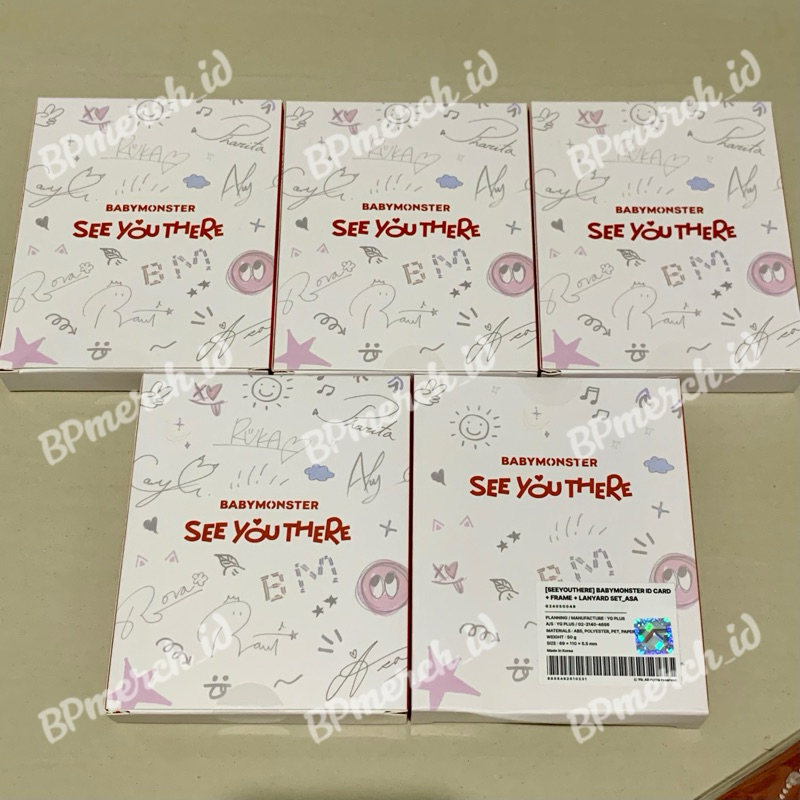 

[SEEYOUTHERE] BABYMONSTER ID CARD + FRAME + LANYARD SET