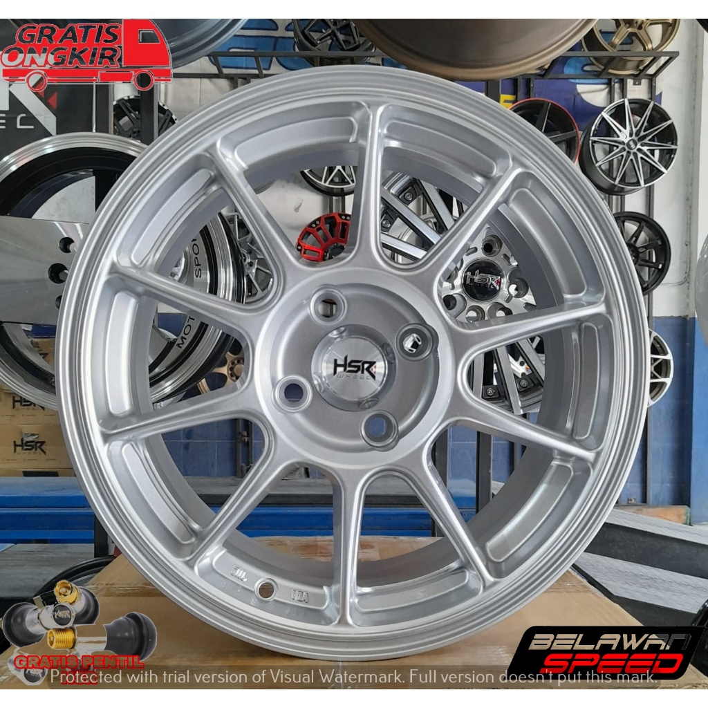 PAKET VELG MOBIL MURAH RING 15 UNTUK HONDA JAZZ MOBILIO VIOS CITY SIGRA YARIS HSR ZICO R15- TOKO VEL