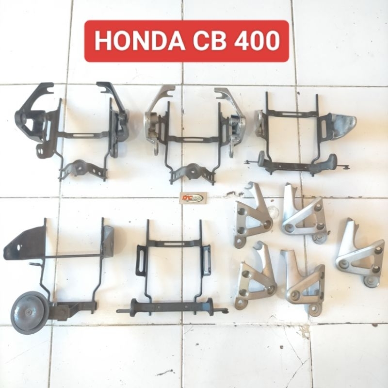 BRACKET BREKET DUDUKAN LAMPU DEPAN HONDA CB 400 CB400 ORIGINAL