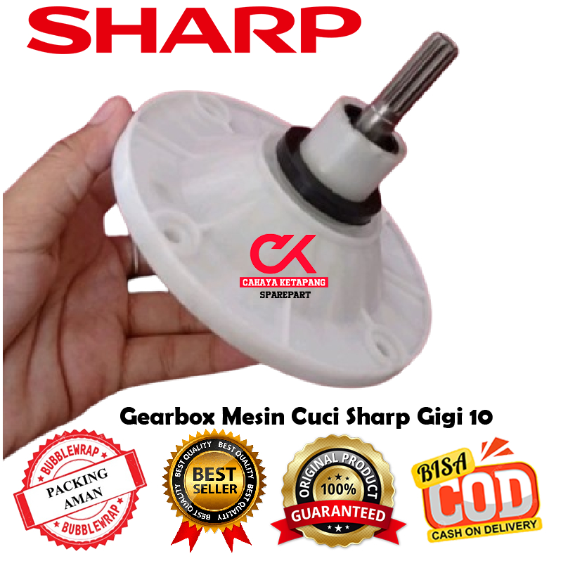 Gearbox Girbox Mesin Cuci Sharp Gigi 10 / Gearbox Sharp 9068