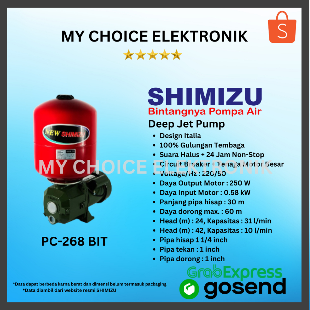 Shimizu Jet Pump PC-268