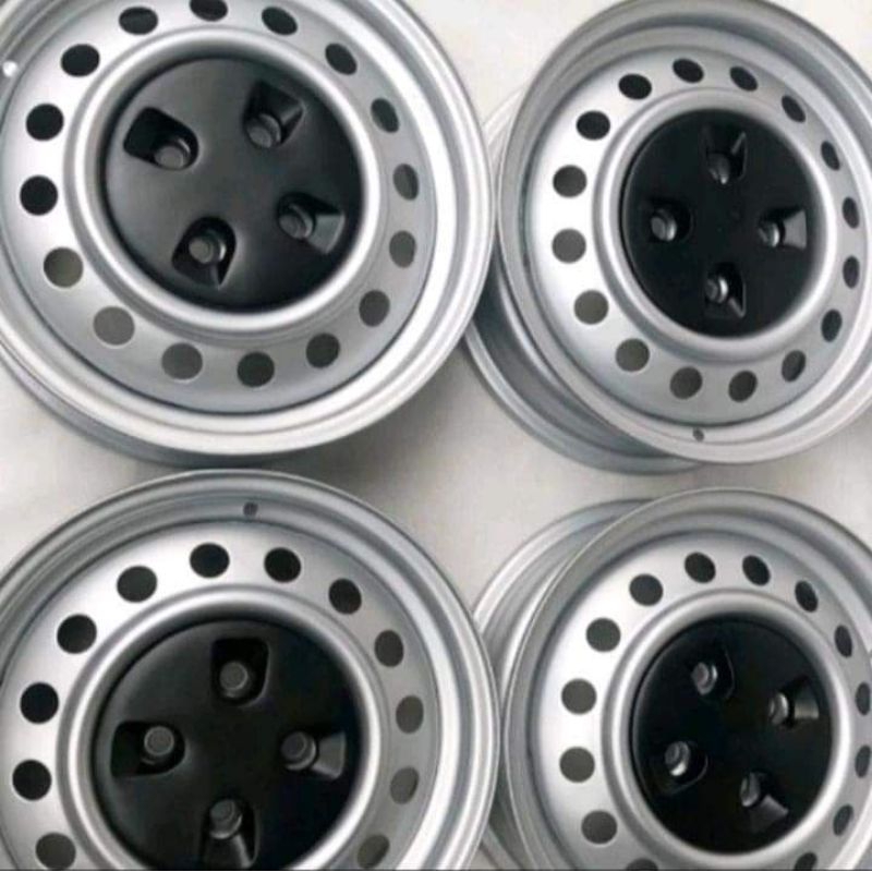 [1SET/4PCS] COVER Dop velg kaleng PCD 4x114/Ring 14/Ring 15/Avanza, Xenia, Wuling, Kijang, Carry dl