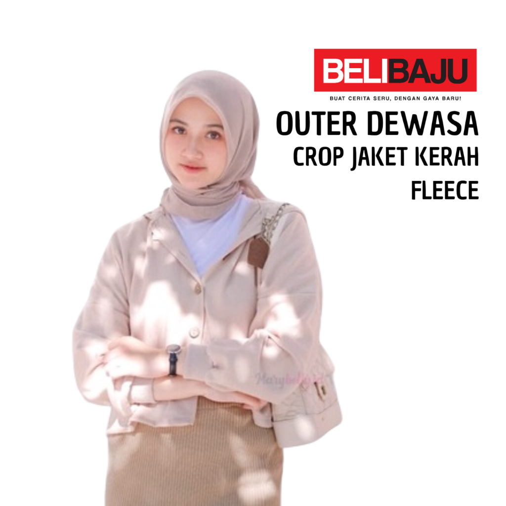 BELIBAJU | Crop Hoodie Wanita Polos Premium | Hoodie Semi Crop | Hoodie Crop Kerah | Lengan Panjang 