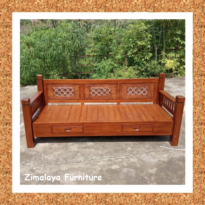 Bangku Jati, Bangku Kayu Minimalis, Bangku Teras Depan, Bale Bale Minimalis, Bale Bale Jati