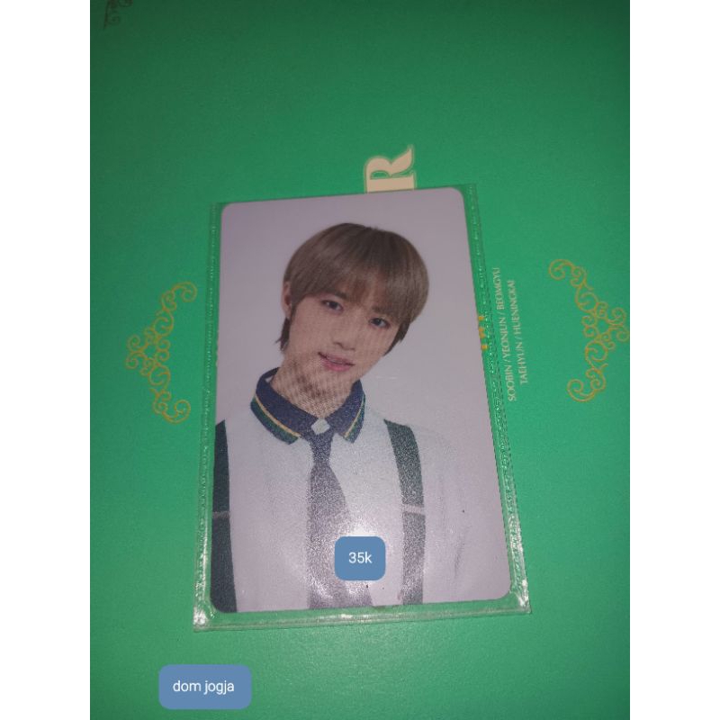 txt cardticket fanlive beomgyu (masih sealed)