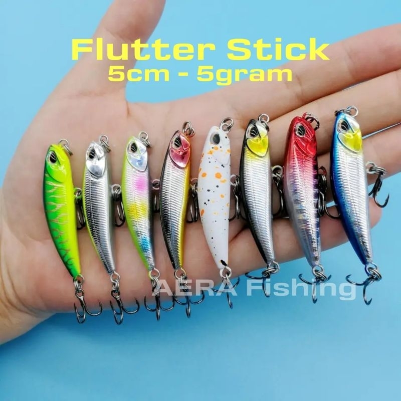 Lure Flutter Stick 5cm umpan Pencil Sinking ultralight