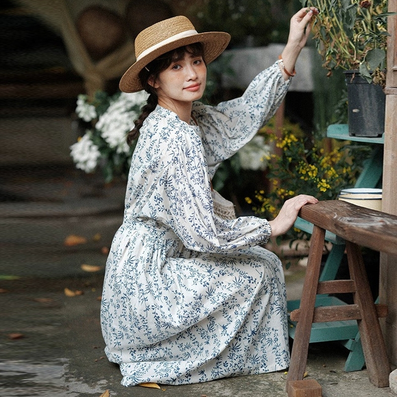 Drees Korea Zanzea Dress Import Floral Dress Bohemian Dress Anandayu Dark Grey Bohemian Dress Passio