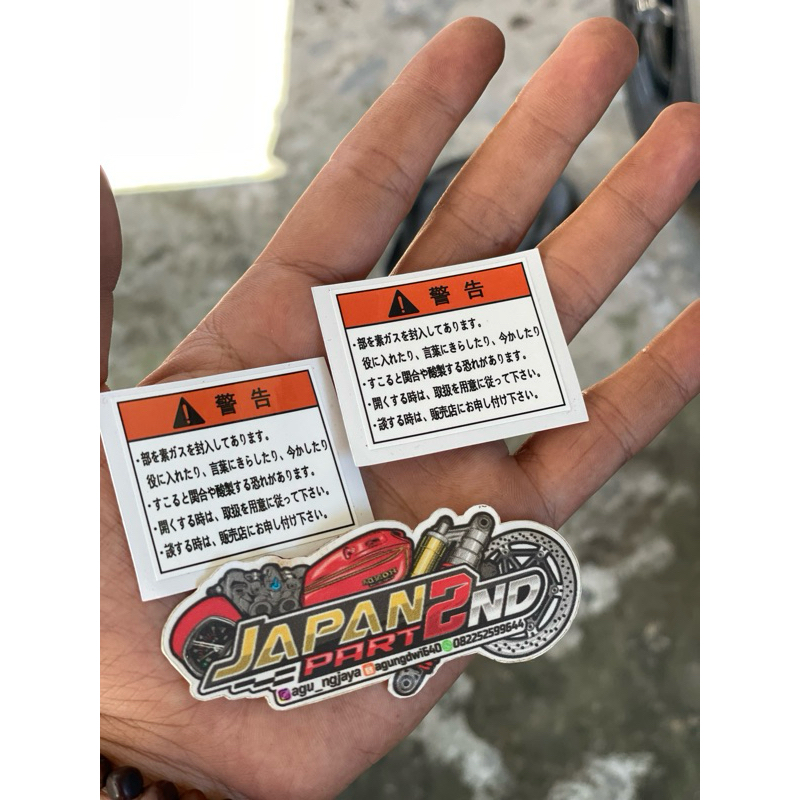 STIKER SHOCK GSX1400 TRIPLE KLIK