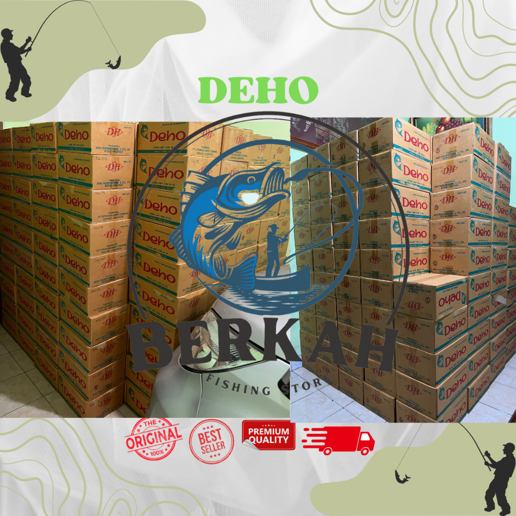 DEHO TUNA CHUNK IN OIL / TUNA DALAM MINYAK 180g 1 DUS (48pcs)