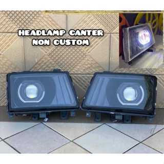 Headlamp Canter Biled Set Non Custom Polos Tanpa Sein Running Lampu Depan Truk Canter