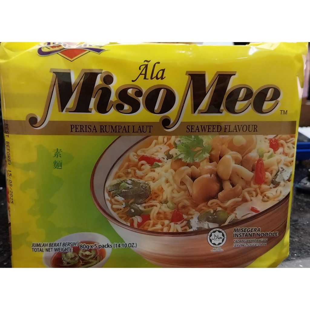 

Ibumie Miso Mee Vegetarian Rasa Rumput Laut isi 5bks @80gram