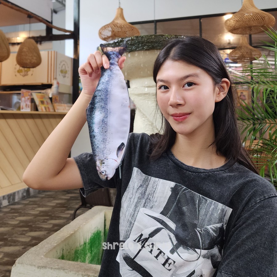 

HJK Tempat Pensil ikan Pouch bentuk ikan atau tempat Makeup lucu unik untuk sekolah banyak variasi