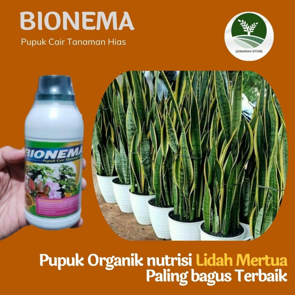 PUPUK BIONEMA 250ML untuk tanaman hias lidah mertua paling bagus terbaik - Obat semprot pemberi nutr
