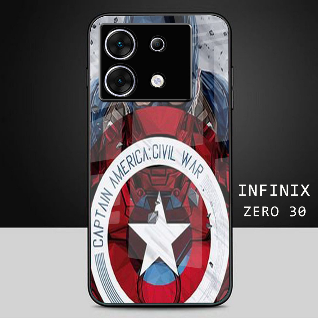 Softcase Kaca INFINIX ZERO 30 - casing handphone - INFINIX ZERO 30 [S17]