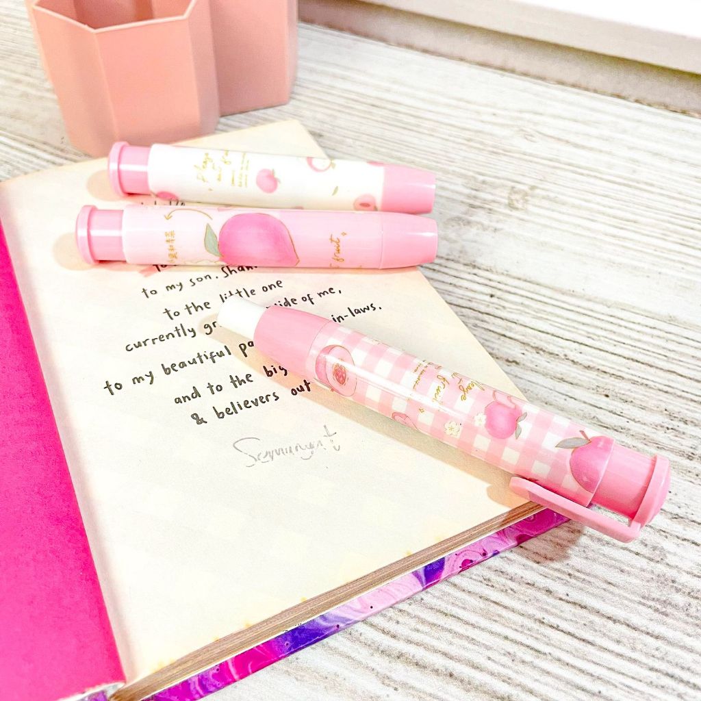 

HAPUSAN/PENGHAPUS/SETIP/ERASER CETEK DEPRESSIBLE PEACH MOMO PERSIK HAPUSAN LUCU IMUT KADO UNIK