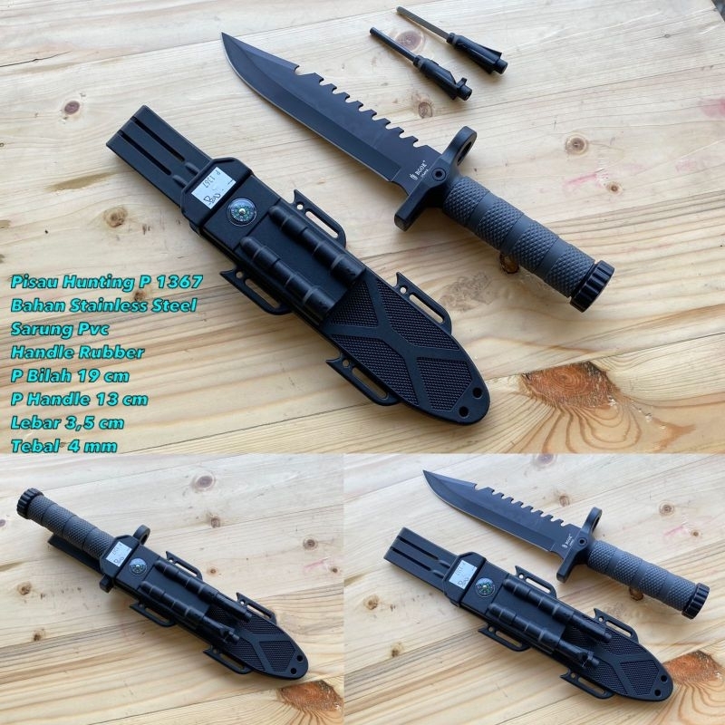 pisau bayonet survival knife